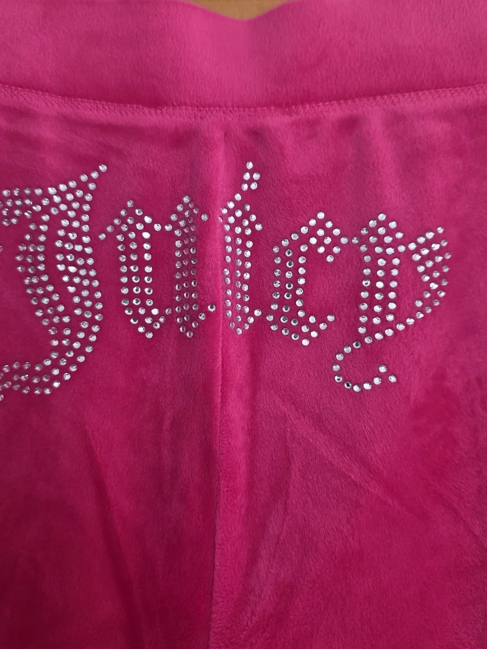 Juicy Couture Vixen Pink Velour Zip Hoodie & Jogger Pants XL. Y2K, Bling